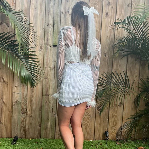 12th Tribe Mesh Mini Dress - Picture 5 of 6